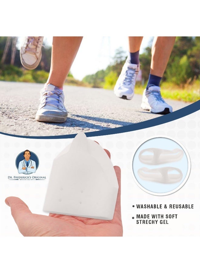Dr. Frederick's Original Deluxe Ball of Foot Cushions & Bunion Pad - 2 Pieces - Foot Pads to Help Relieve Hallux Valgus, Tailor's Bunion, and Forefoot Pain - Get Back to Your Active Lifestyle - Image 2